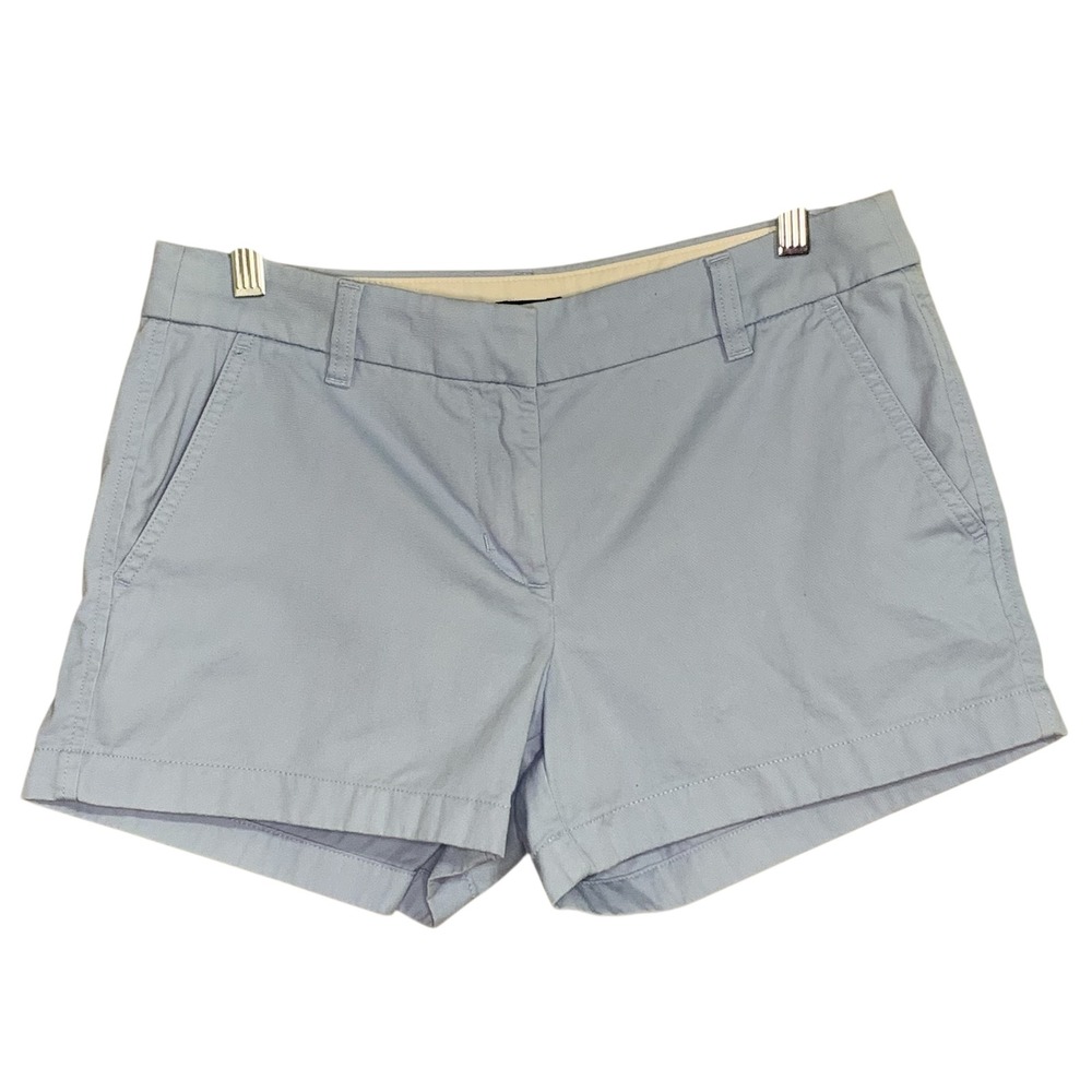 J.Crew Chino Shorts Classic Fit Everyday Casual‎ Blue Size 4